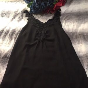 Women’s black tank top